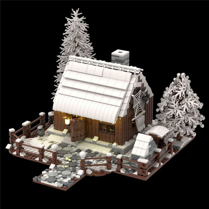 MOC Wooden House in Winter - LesDiy - MOC -