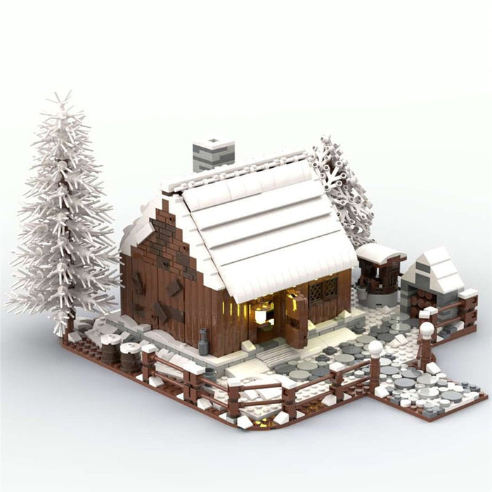 MOC Wooden House in Winter - LesDiy - MOC -