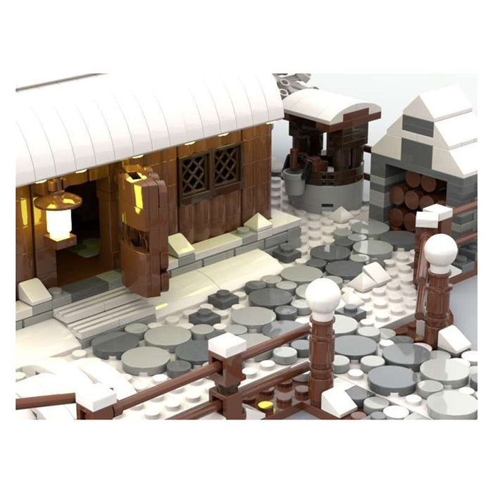 MOC Wooden House in Winter - LesDiy - MOC -