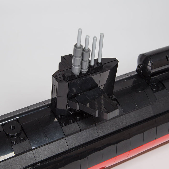 Mocsage 1/125 UCC Los Angeles - class Military Nuclear Submarine Model Building Blocks - LesDiy - Building Blocks -