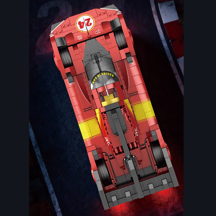 Mocsage 1:16 499P Supercar Building Blocks - LesDiy - Red