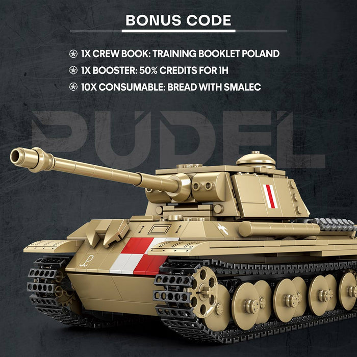 Mocsage 1/23 Scale Premium Medium Tank Building Blocks - LesDiy -