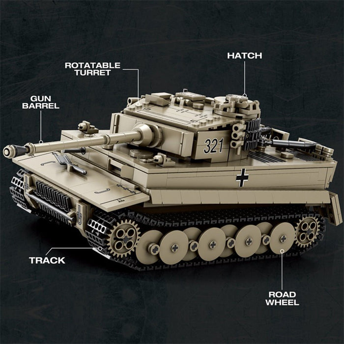Mocsage 1/28 German Tank - LesDiy -