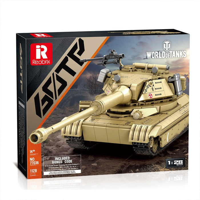Mocsage 1/28 Scale 60TP Tank Building Blocks - LesDiy - Building Blocks -