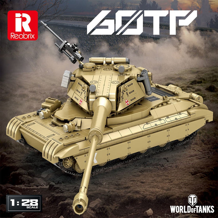Mocsage 1/28 Scale 60TP Tank Building Blocks - LesDiy - Building Blocks -