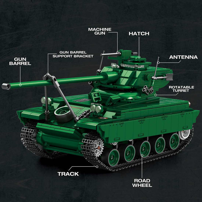 Mocsage 1/28 Scale Tank Building Blocks - LesDiy - Building Blocks -