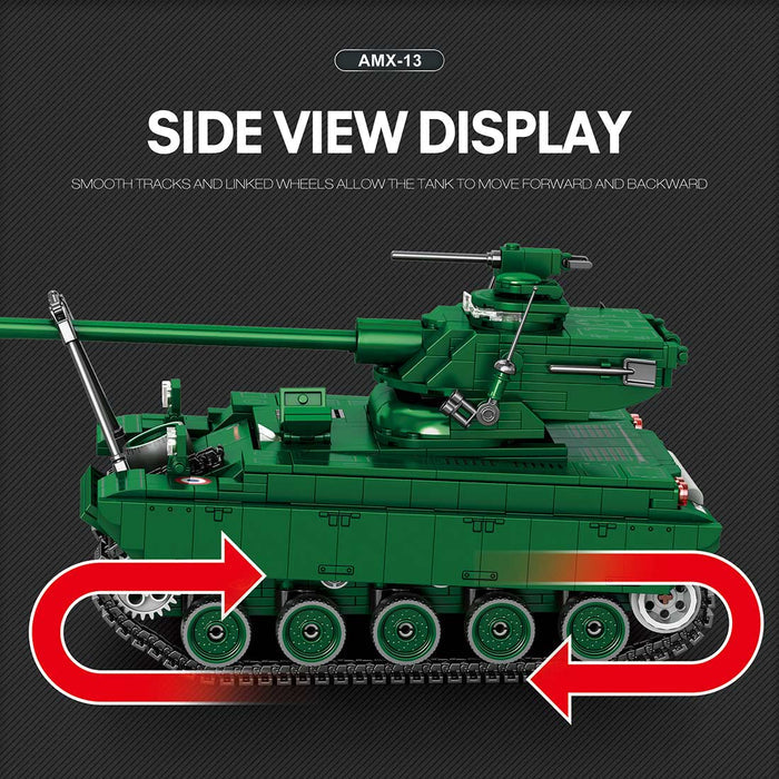 Mocsage 1/28 Scale Tank Building Blocks - LesDiy - Building Blocks -