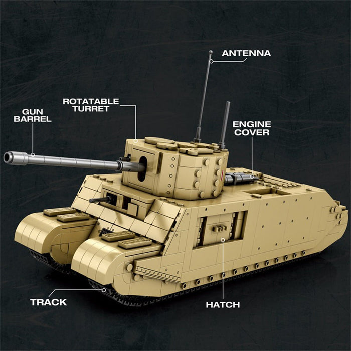 Mocsage 1/30 British Tank - LesDiy -