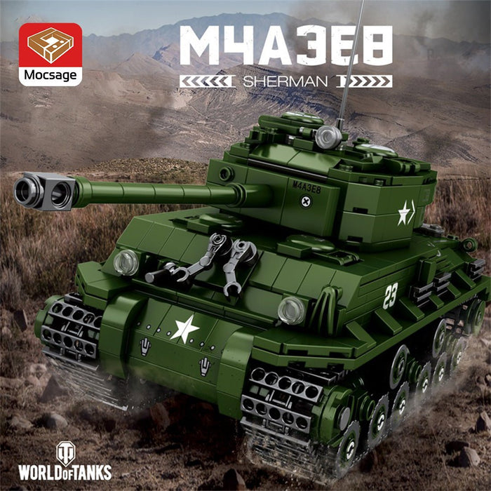 Mocsage 1/30 M4A3E8 Tank - LesDiy -