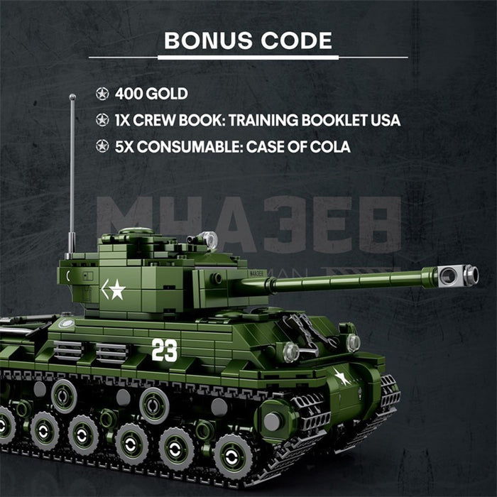 Mocsage 1/30 M4A3E8 Tank - LesDiy -