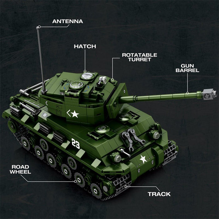 Mocsage 1/30 M4A3E8 Tank - LesDiy -