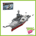 Mocsage 1/350 UCS USS Enterprise CVN - 65 Nuclear - powered Aircraft Carrier Building Blocks - LesDiy - Building Blocks -