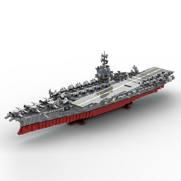 Mocsage 1/350 UCS USS Enterprise CVN - 65 Nuclear - powered Aircraft Carrier Building Blocks - LesDiy - Building Blocks -