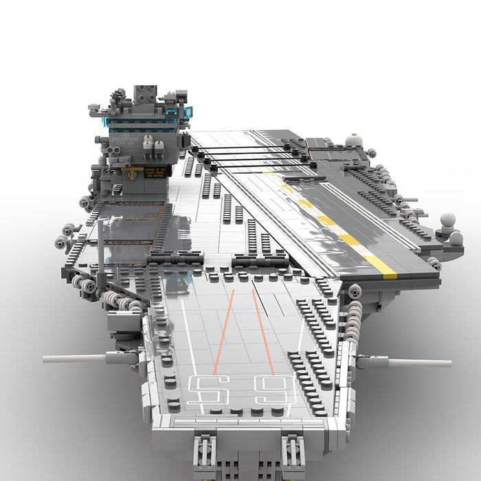 Mocsage 1/350 UCS USS Enterprise CVN - 65 Nuclear - powered Aircraft Carrier Building Blocks - LesDiy - Building Blocks -