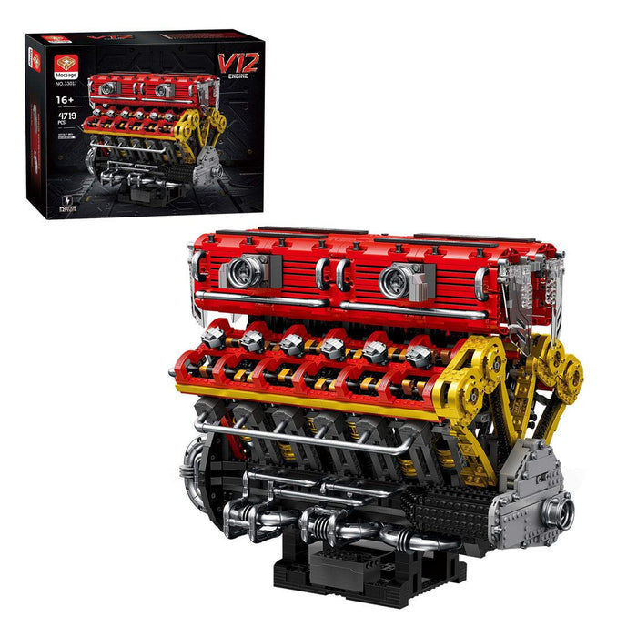 Mocsage 60° V12 Engine Building Blocks - LesDiy -
