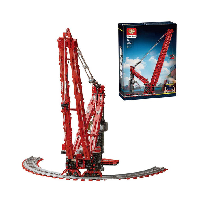 Mocsage Circular Track Crane Building Blocks(Dynamic Version) - LesDiy - Building Blocks -