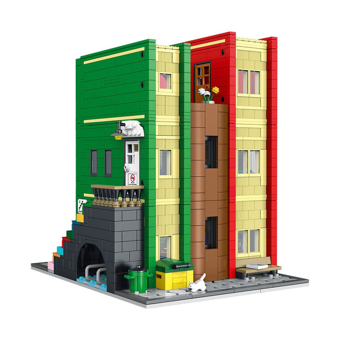 Mocsage City Library Modular Street Scene Building Blocks - LesDiy - building blocks -