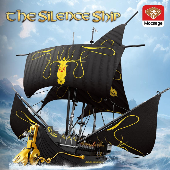 Mocsage European Medieval Fantasy Film Silent Ship - LesDiy - Building Blocks -