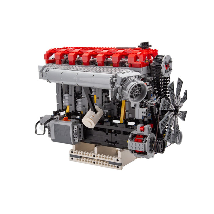 Mocsage Inline 6 - Cylinder SOHC Turbocharged Engine Building Blocks - LesDiy - building blocks -