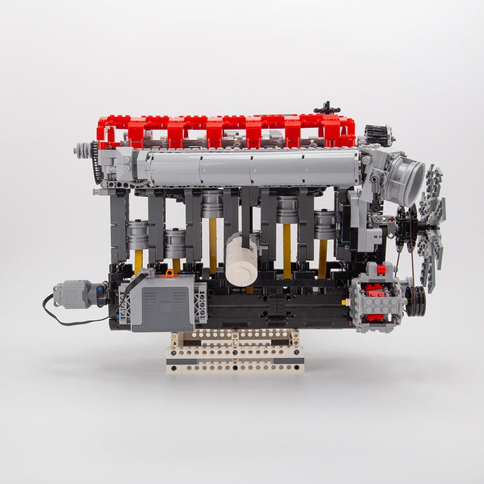 Mocsage Inline 6 - Cylinder SOHC Turbocharged Engine Building Blocks - LesDiy - building blocks -