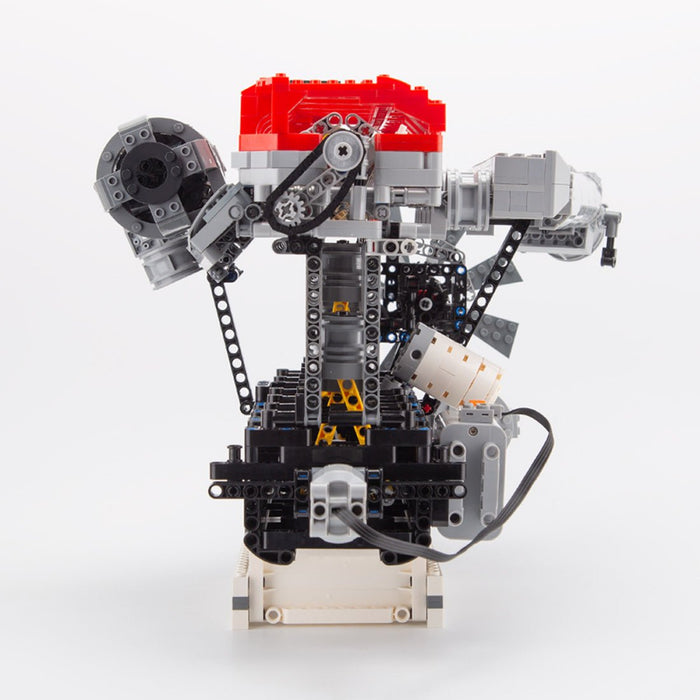 Mocsage Inline 6 - Cylinder SOHC Turbocharged Engine Building Blocks - LesDiy - building blocks -