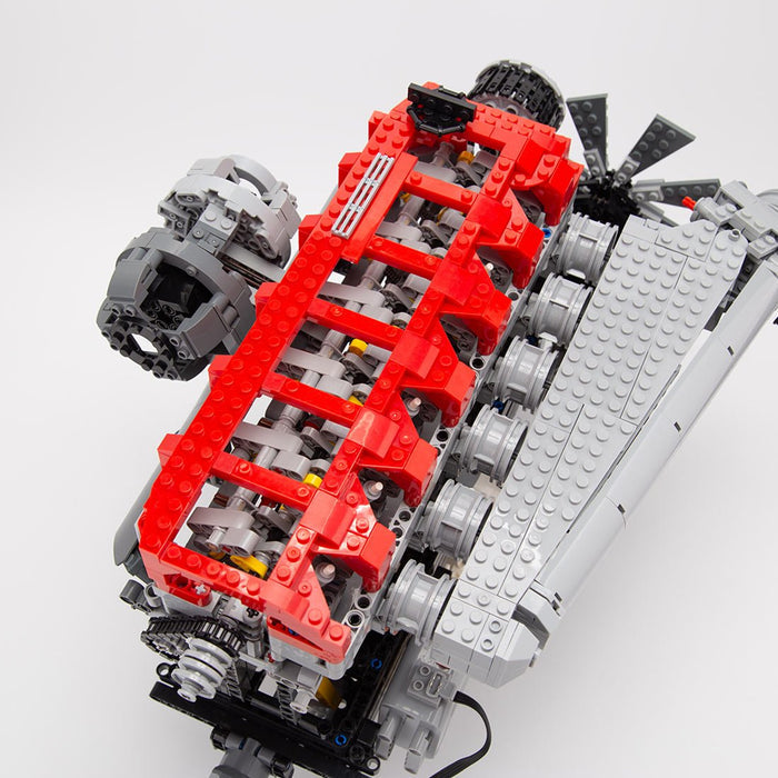Mocsage Inline 6 - Cylinder SOHC Turbocharged Engine Building Blocks - LesDiy - building blocks -