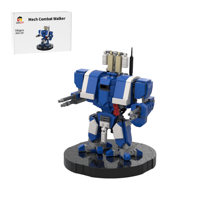 Mocsage Mech Combat Walker Building Blocks - LesDiy - Black