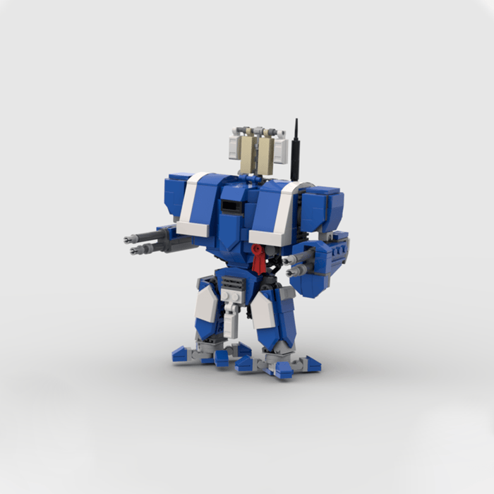Mocsage Mech Combat Walker Building Blocks - LesDiy - Black