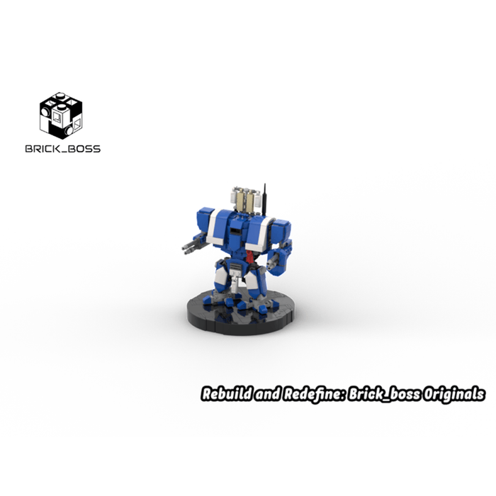 Mocsage Mech Combat Walker Building Blocks - LesDiy - Black
