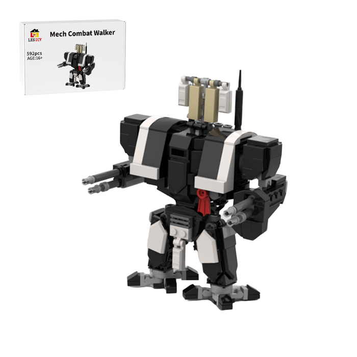 Mocsage Mech Combat Walker Building Blocks - LesDiy - Black