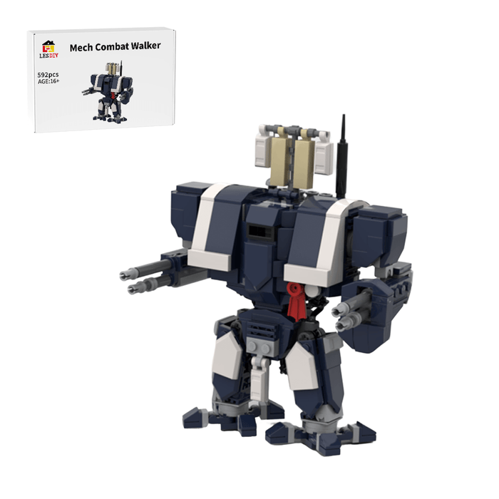 Mocsage Mech Combat Walker Building Blocks - LesDiy - Navy Blue