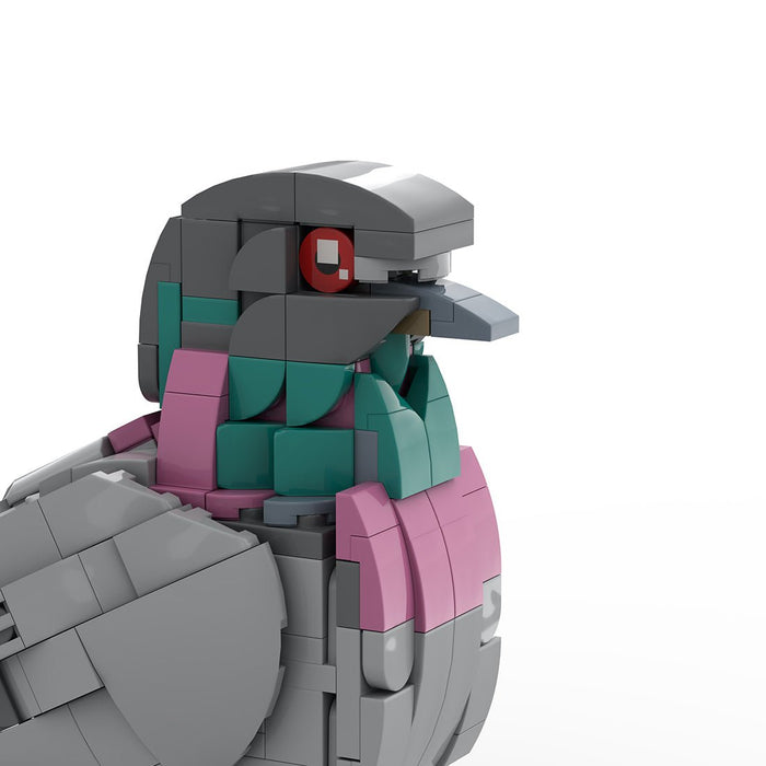 Mocsage MOC - 208738 Feral Pigeon Building Blocks - LesDiy - Building Blocks -