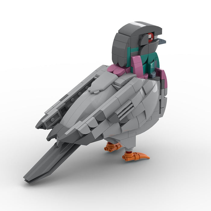Mocsage MOC - 208738 Feral Pigeon Building Blocks - LesDiy - Building Blocks -