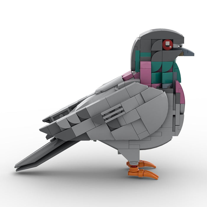 Mocsage MOC - 208738 Feral Pigeon Building Blocks - LesDiy - Building Blocks -