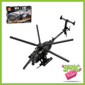Mocsage MOC - 88275 MH - 6 Little Bird Helicopter Building Blocks - LesDiy - MOC -