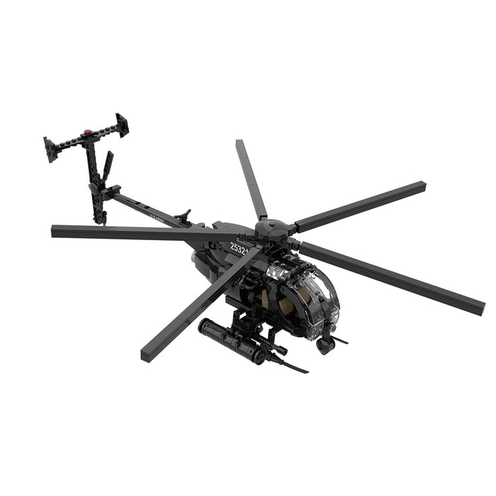 Mocsage MOC - 88275 MH - 6 Little Bird Helicopter - LesDiy - MOC -
