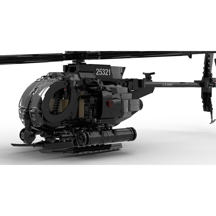 Mocsage MOC - 88275 MH - 6 Little Bird Helicopter - LesDiy - MOC -