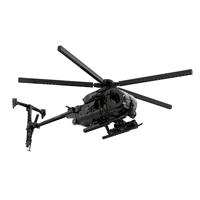 Mocsage MOC - 88275 MH - 6 Little Bird Helicopter - LesDiy - MOC -