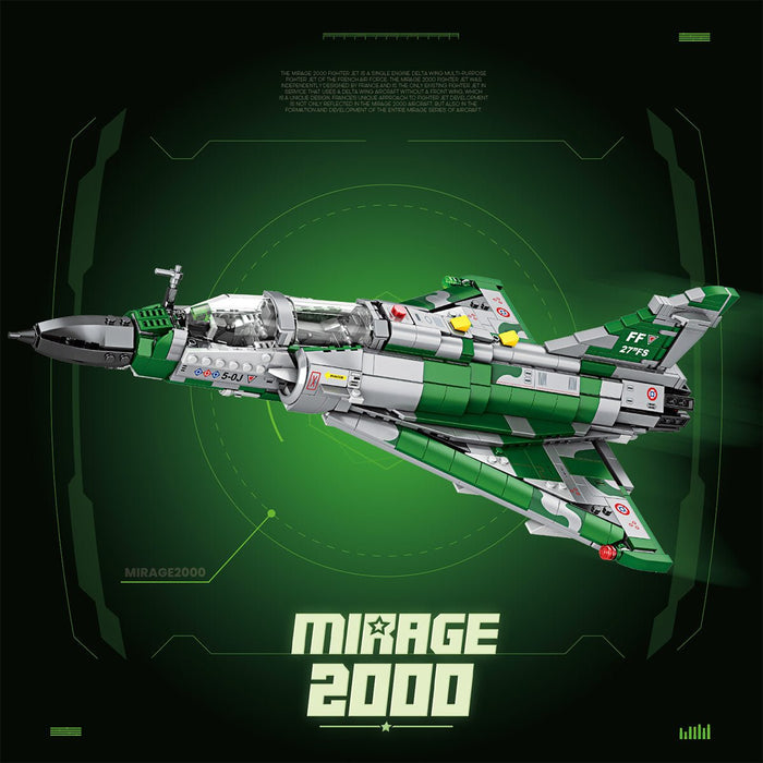 Mocsage MOC - 96165 French Military Aviation Fighter Building Blocks - LesDiy - MOC -