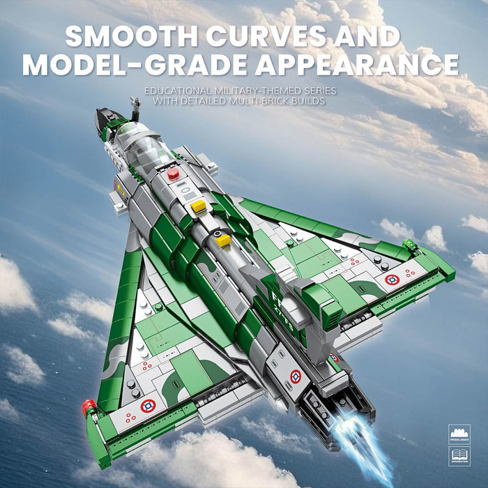 Mocsage MOC - 96165 French Military Aviation Fighter Building Blocks - LesDiy - MOC -