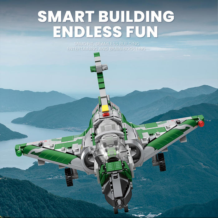 Mocsage MOC - 96165 French Military Aviation Fighter Building Blocks - LesDiy - MOC -