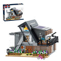 Mocsage Modern Villa with LED Light Building Blocks Set - LesDiy - building blocks -
