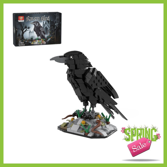 Mocsage Raven Bird Building Blocks - LesDiy - Building Blocks -