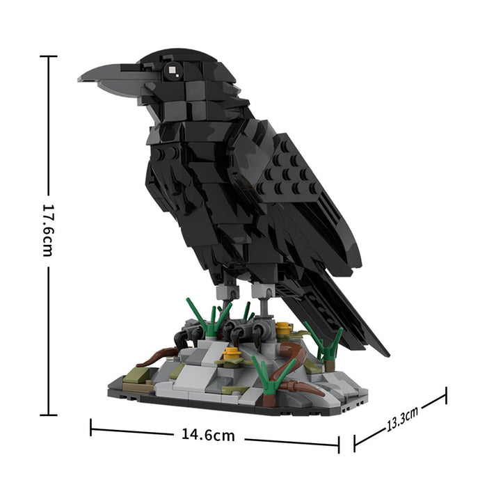 Mocsage Raven Bird Building Blocks - LesDiy - Building Blocks -