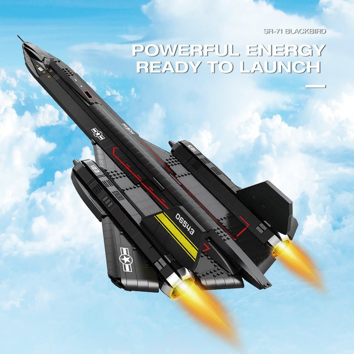 Mocsage SR71 Blackbird Tactical Aircraft Building Blocks Set (US Warehouse) - LesDiy - Building Blocks -