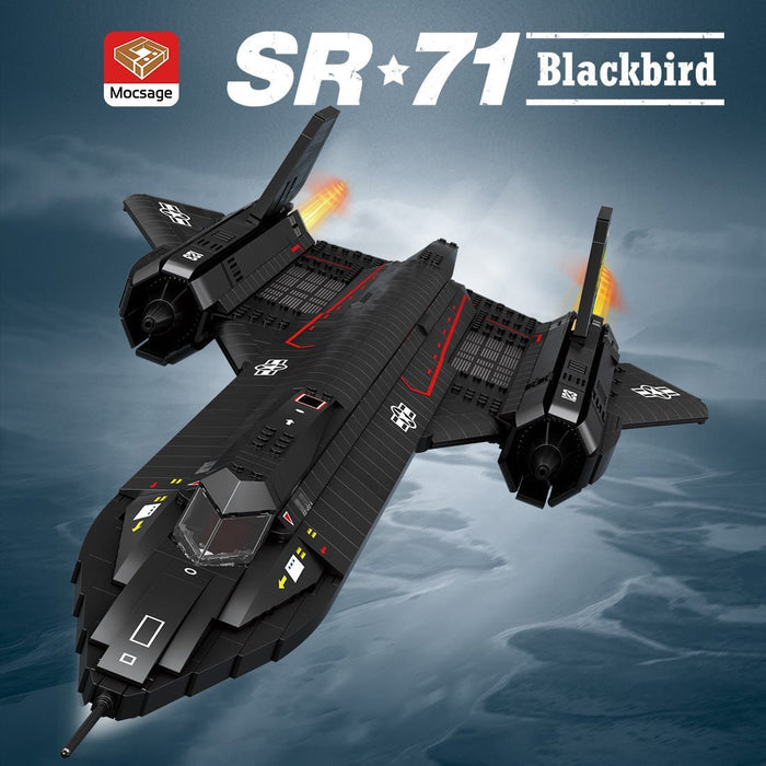 Mocsage SR71 Blackbird Tactical Aircraft Building Blocks Set (US Warehouse) - LesDiy - Building Blocks -