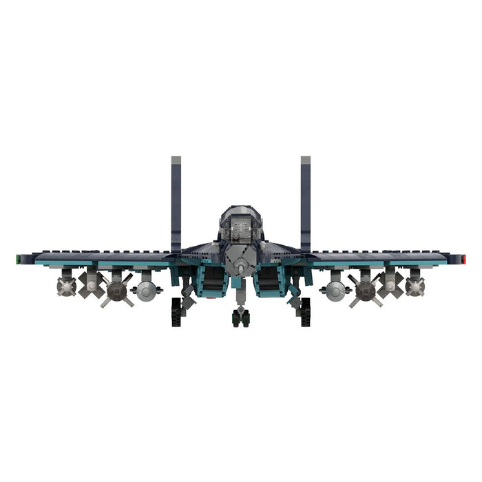 Modern Navy Carrier Fighter Jet Building Blocks-LesDiy -