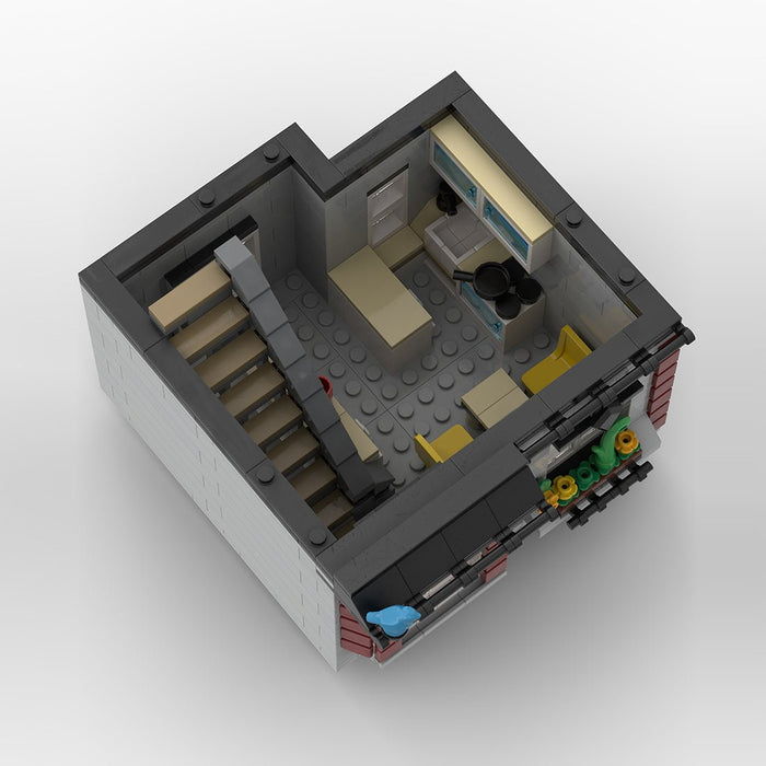 Modular Street Scene Townhouse Building Blocks-LesDiy-Building Blocks-