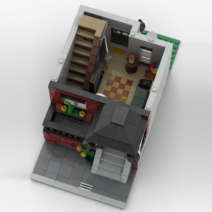 Modular Street Scene Townhouse Building Blocks-LesDiy-Building Blocks-