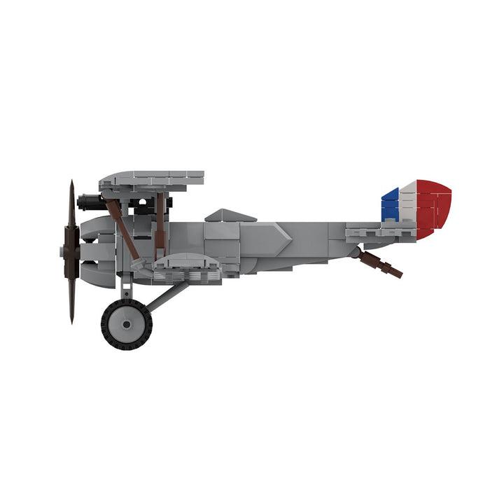 Nieuport 17 Biplane French Fighter Aircraft Building Blocks Set - LesDiy - Building Blocks -